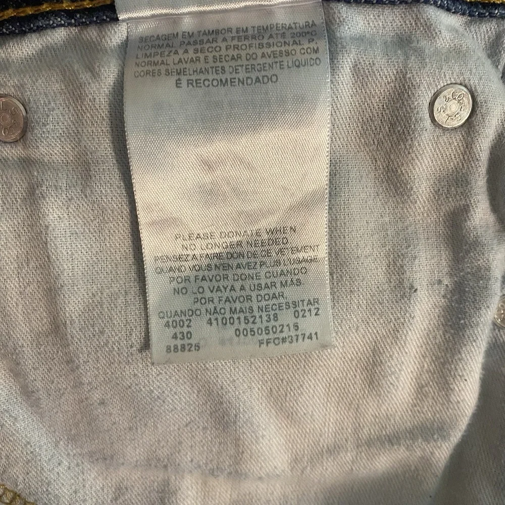 Levi's 505 Regular Fit Blue Jeans Men's W42 L30 Straight Leg Cotton Denim